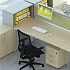 Составные столы на 2 рабочих места прямоугольные PR2T128 на Office-mebel.ru 14