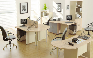 Модерн - Офисная мебель для персонала серого цвета из материала Рогожка серого цвета из материала Рогожка на Office-mebel.ru