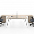 Составной стол на 2 рабочих места AR2TG149 на Office-mebel.ru 3