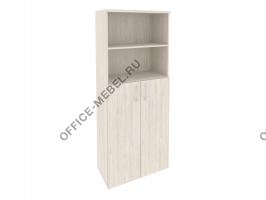 Шкаф высокий широкий (2 средних фасада ЛДСП) O.ST-1.6 на Office-mebel.ru