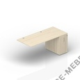 Стол с приставным шкафом Tower (меламиновый аутлет, приставной элемент) ETPM168T072 на Office-mebel.ru