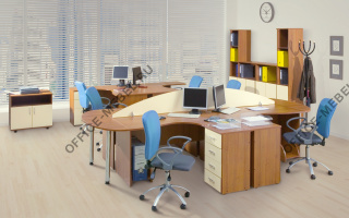 Монолит - Офисная мебель для персонала серого цвета из материала Рогожка серого цвета из материала Рогожка на Office-mebel.ru