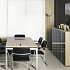 Шкаф для документов со стеклянными дверьми (стенка из 3 шкафов) МЕ 340 на Office-mebel.ru 10