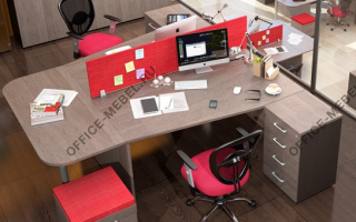 Xten - Офисная мебель для персонала темного декора из материала Кожезаменитель	 темного декора из материала Кожезаменитель	 на Office-mebel.ru