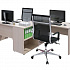 Стол рабочий сдвоенный на металлокаркасе 19М.23 на Office-mebel.ru 11