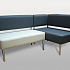 Мягкая мебель для офиса Угловой радиусный модуль 90 градусов 13 на Office-mebel.ru 5