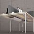 Секция стола рабочей станции на металлокаркасе DUE А4 Б2 004-1 БП на Office-mebel.ru 12