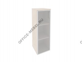 Шкаф средний узкий лев/прав (1 средний фасад стекло в раме) O.SU-2.4R(L)/(R) на Office-mebel.ru