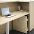 Отдельная стойка для рабочего стола с навесными панелями FLHPR165 на Office-mebel.ru 6
