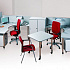 Стол для брифинга квадратный с радиусами (телескопические металлические ноги, мобильный) Periscope F2204 на Office-mebel.ru 9