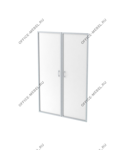 Двери шкафа стеклянные средние 9520G на Office-mebel.ru