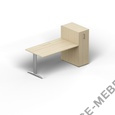 Стол с приставным шкафом Tower EDTPS128T112 на Office-mebel.ru