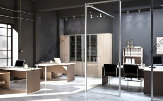 Public Comfort - Офисная мебель для персонала темного декора из материала ЛДСП темного декора из материала ЛДСП на Office-mebel.ru