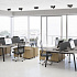 Рабочая станция со столами эргономичными "Техно" на металлокаркасе UNO (2х1400) А4 Б1 187 БП на Office-mebel.ru 3