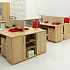 Шкаф приставной к 2 столам S-683 на Office-mebel.ru 3