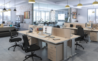 Swift - Офисная мебель для персонала цветных вставок цветных вставок на Office-mebel.ru