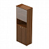 Шкаф высокий 9Ш-60 (средний глухой и малый стеклянный фасады) на Office-mebel.ru 1