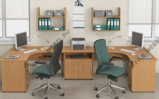 Эко - Офисная мебель для персонала темного декора темного декора на Office-mebel.ru