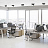  Рабочая станция со столами эргономичными "Классика" на металлокаркасе QUATTRO (2х1600) А4 Б4 045-2 БП на Office-mebel.ru 4