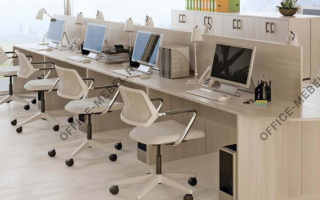 Арго - Офисная мебель для персонала цветных вставок цветных вставок на Office-mebel.ru