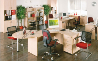 Формула - Офисная мебель для персонала светлого декора - Российская мебель светлого декора - Российская мебель на Office-mebel.ru