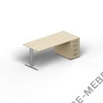 Стол с приставной тумбой 4 ящика EDTPS148N072 на Office-mebel.ru