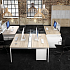 Промежуточный траверс группированных столов TTS-0120(PP) на Office-mebel.ru 10