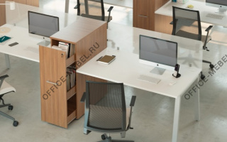 Lavoro A - Офисная мебель для персонала серого цвета из материала Металл  серого цвета из материала Металл  на Office-mebel.ru