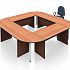 Стол прямой на металлокаркасе АМК-4 на Office-mebel.ru 12