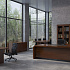 Стол письменный с кожаными вставками 28101 на Office-mebel.ru 2