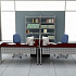 Стол письменный эргономичный левый на металлических опорах FEST1480T39(L)  на Office-mebel.ru 7