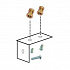 Комплект крепления столов-приставок к тумбам, стеллажам, шкафам 19.98 на Office-mebel.ru 1