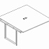 Секция стола для переговоров на металлокаркасе QUATTRO А4 Б4 133-1 БП на Office-mebel.ru 1