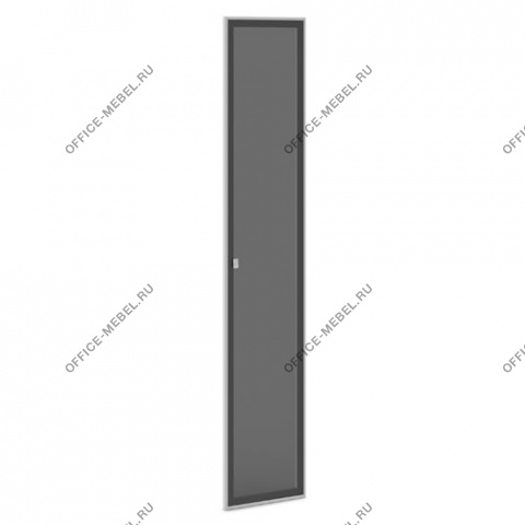 Дверь стеклянная тонированная в алюминиевом профиле V-035 на Office-mebel.ru
