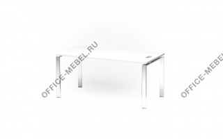 Стол рабочий МХ1621 - Распродажа офисной мебели серого цвета серого цвета на Office-mebel.ru