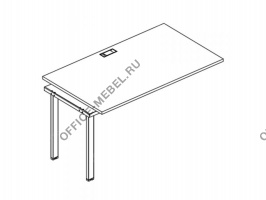 Секция стола рабочей станции на металлокаркасе UNO А4 Б1 022-1 БП на Office-mebel.ru