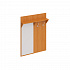 Вешалка с зеркалом и полкой ВЕ 722 на Office-mebel.ru 1