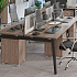 Стол переговорный (3 столешницы), опоры - массив дерева OW.PRG-3.0 на Office-mebel.ru 2