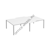 Рабочая станция со столами на металлокаркасе К1149-2 на Office-mebel.ru