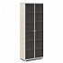 Шкаф со стеклом в алюминиевом профиле V-611 на Office-mebel.ru 1