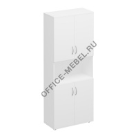 Шкаф для документов закрытый 4-дверный с нишей К374 на Office-mebel.ru