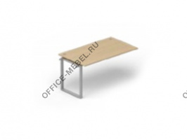 Приставной стол с 2 пластиковыми заглушками LVRO12.1208-1 на Office-mebel.ru