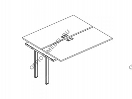 Секция стола рабочей станции на металлокаркасе TRE (2х1600) А4 Б3 172-1 БП на Office-mebel.ru