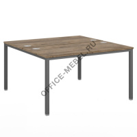 Стол-тандем на металлокаркасе V-41 на Office-mebel.ru