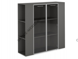 Шкаф средний универсальный с боковыми стеллажами JNO928.ANT на Office-mebel.ru