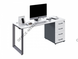 Стол приставной с тумбой MDF124.0101.AN+MDF402.0101.0164+MDF403.0101+MDF919.AN  на Office-mebel.ru