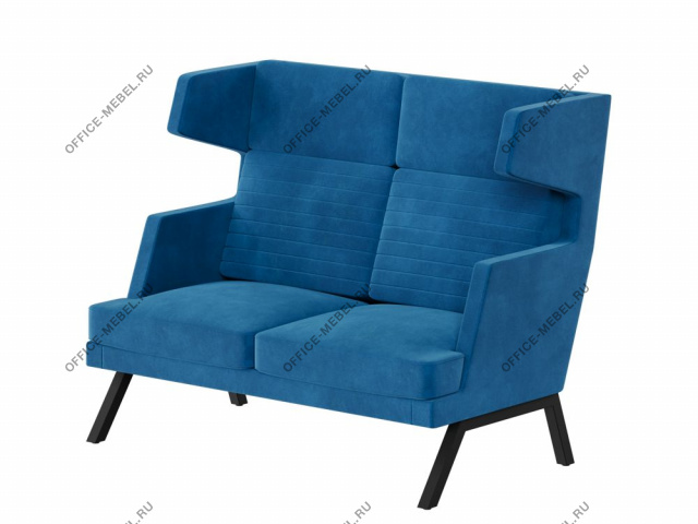 Мягкая мебель для офиса  Диван двухместный высокий ALD-02 на Office-mebel.ru