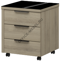 Тумба подкатная (левая/правая) КТ-61 L/R  на Office-mebel.ru