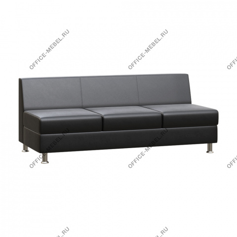 Мягкая мебель для офиса Диван без подлокотников трехместный PR.D-3 на Office-mebel.ru