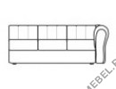 Трехместная секция с правым подлокотником 3П на Office-mebel.ru